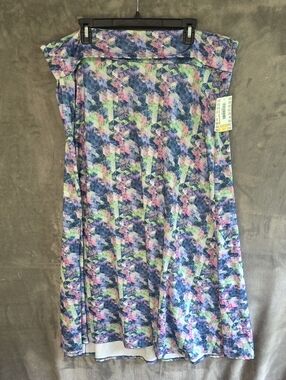 LuLaRoe Maxi Skirt in Blue, Pink, Green, Purple
